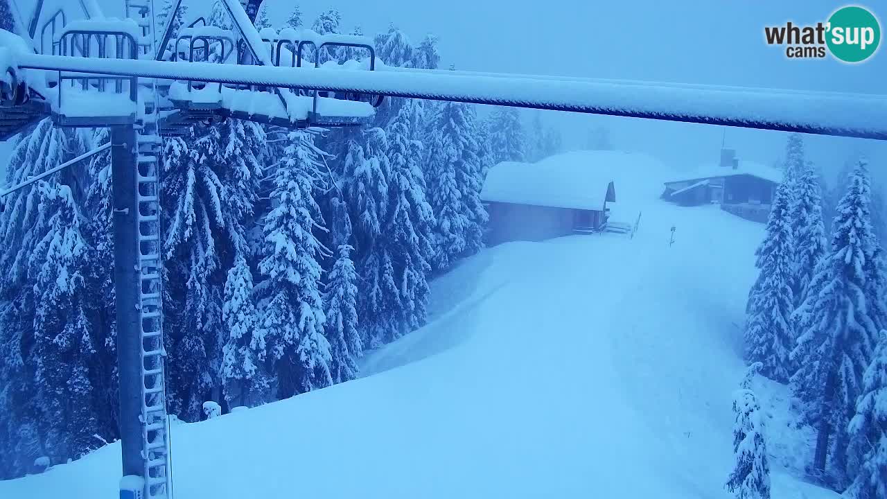 Webcam Kranjska Gora VITRANC 2 upper station