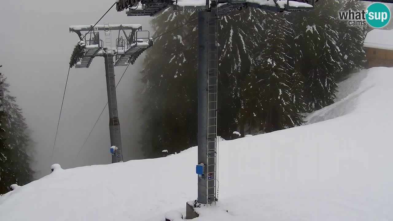 Webcam Kranjska Gora VITRANC 2 | station supérieure