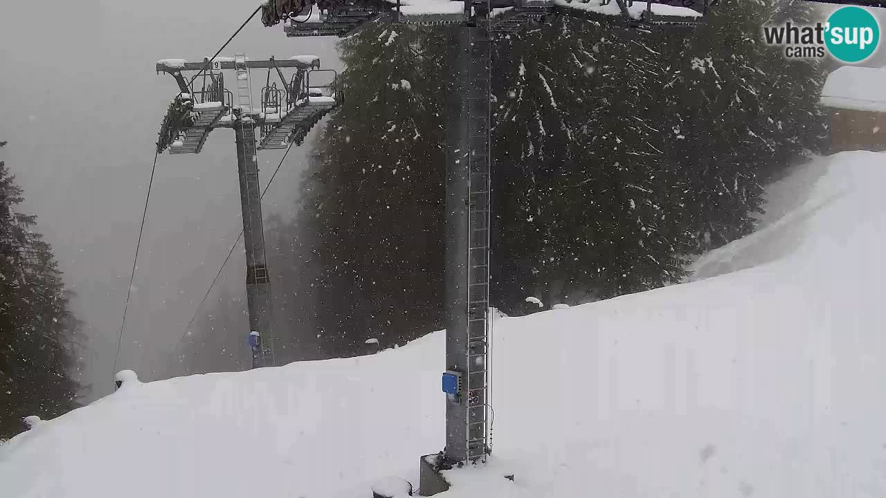 Webcam Kranjska Gora VITRANC 2 upper station