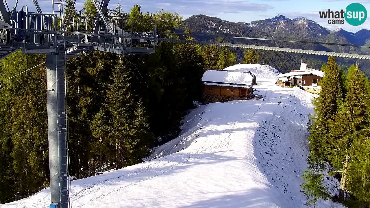 Webcam Kranjska Gora VITRANC 2 | station supérieure
