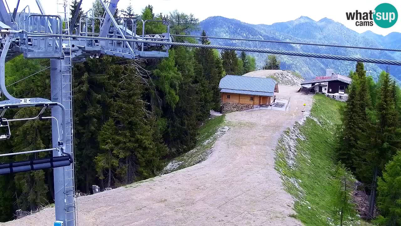 Webcam Kranjska Gora VITRANC 2 | station supérieure