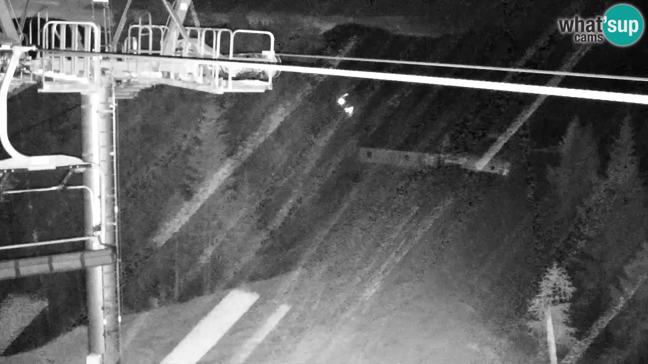 Web kamera Kranjska Gora VITRANC 2 | gornja postaja