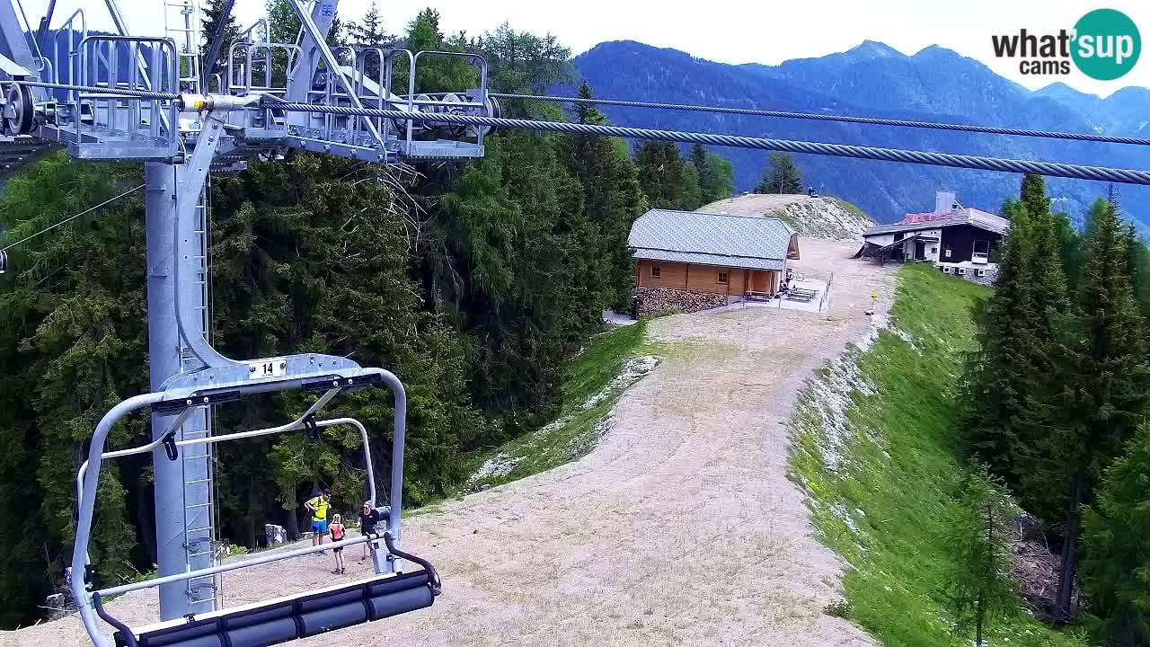 Web kamera Kranjska Gora VITRANC 2 | gornja postaja