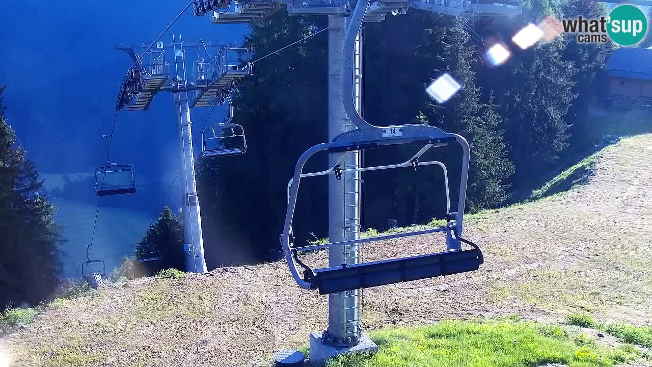 Webcam Kranjska Gora VITRANC 2 | station supérieure
