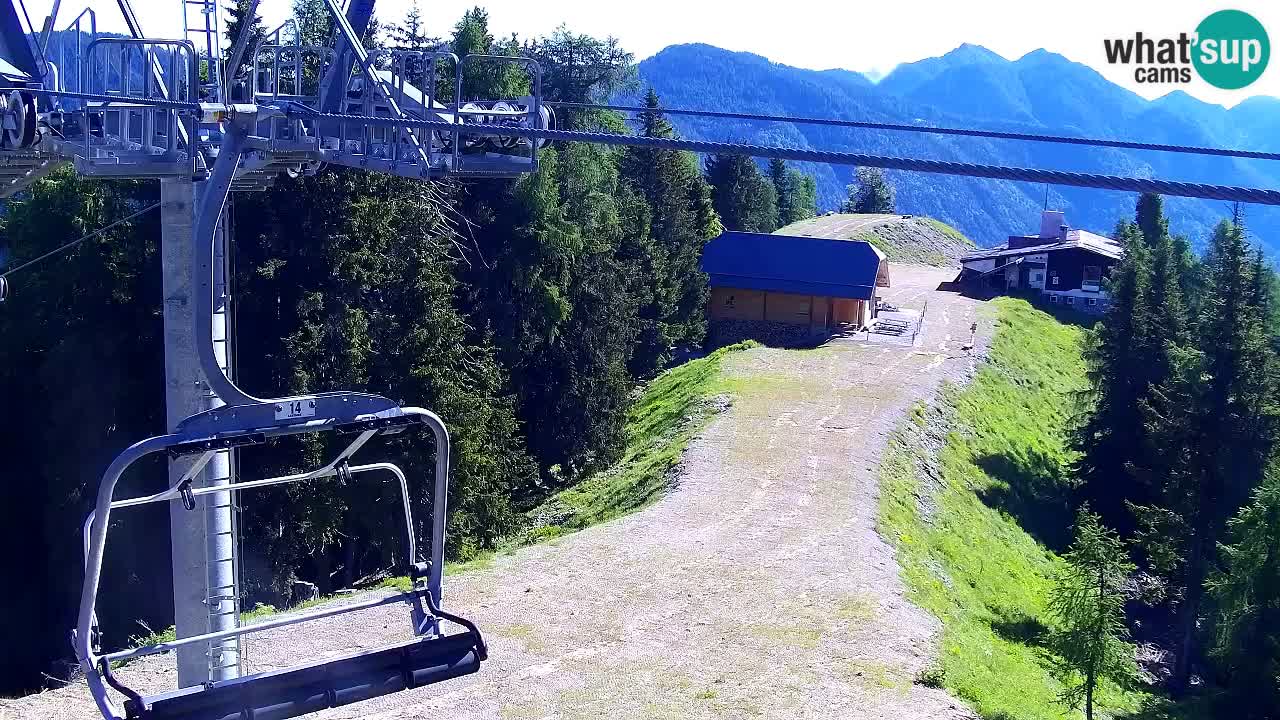 Webcam Kranjska Gora VITRANC 2 upper station