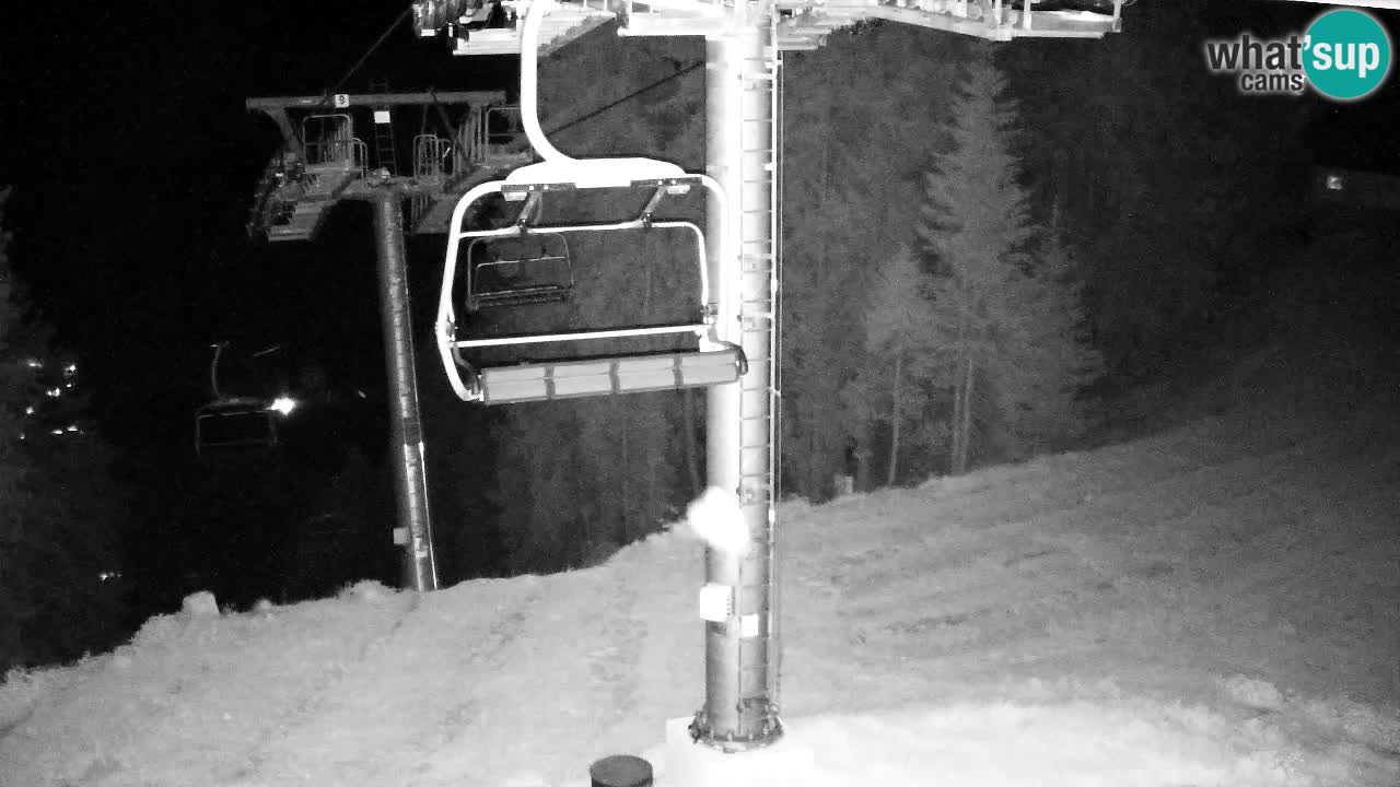 Web kamera Kranjska Gora VITRANC 2 | gornja postaja