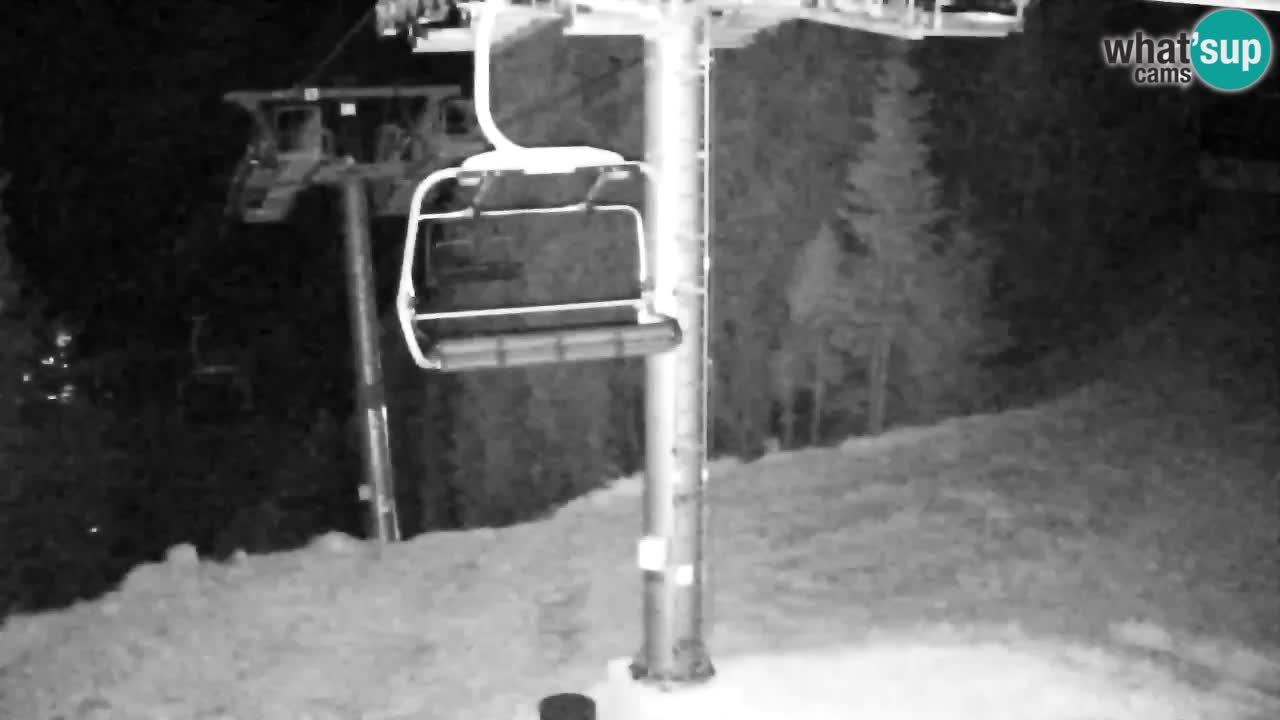 Web kamera Kranjska Gora VITRANC 2 | gornja postaja