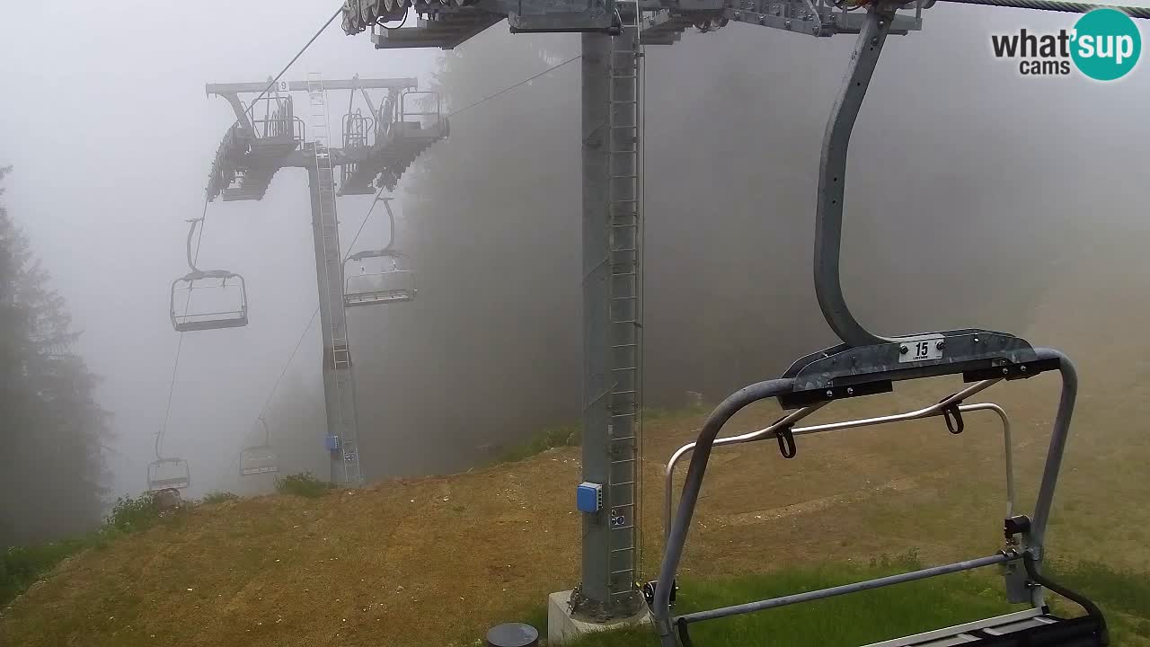 Webcam Kranjska Gora VITRANC 2 upper station