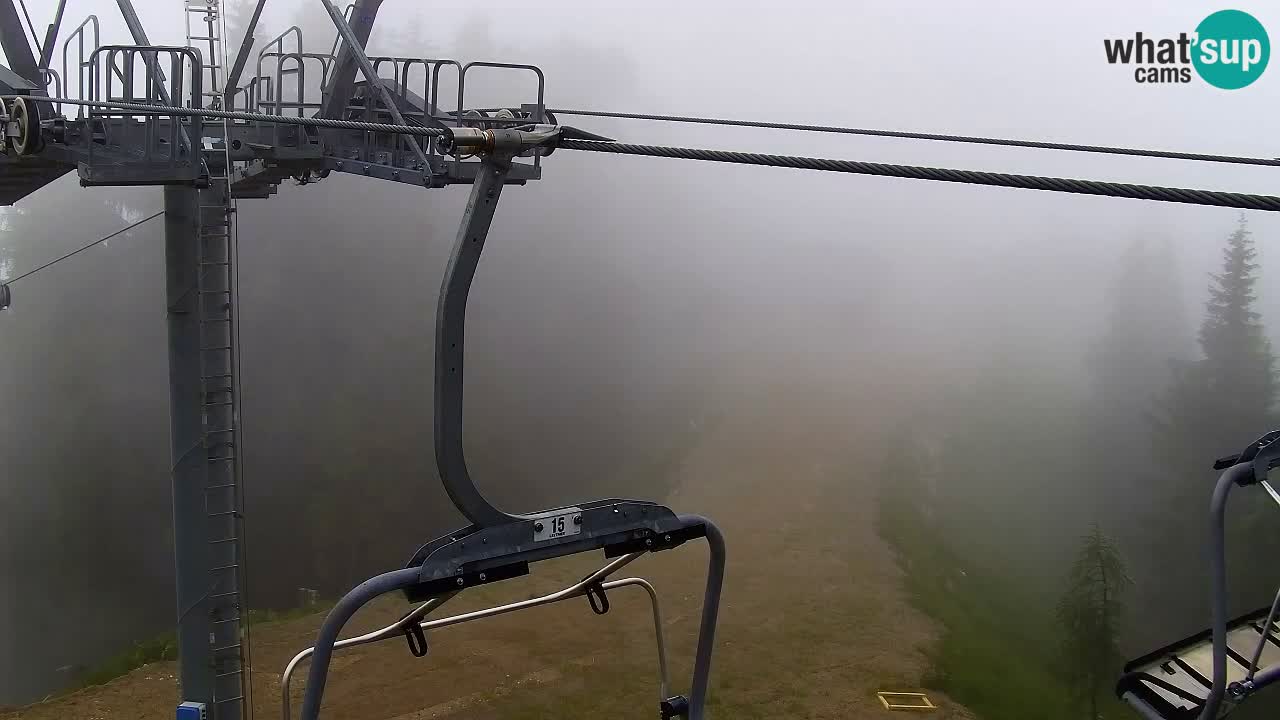 Webcam Kranjska Gora VITRANC 2 upper station