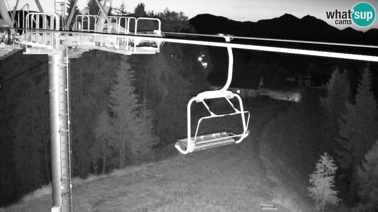 Webcam Kranjska Gora VITRANC 2 | station supérieure