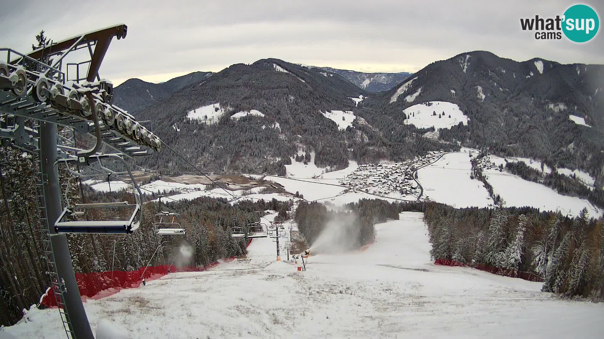 Kranjska Gora webcam Podkoren – Partenza  slalom gigante