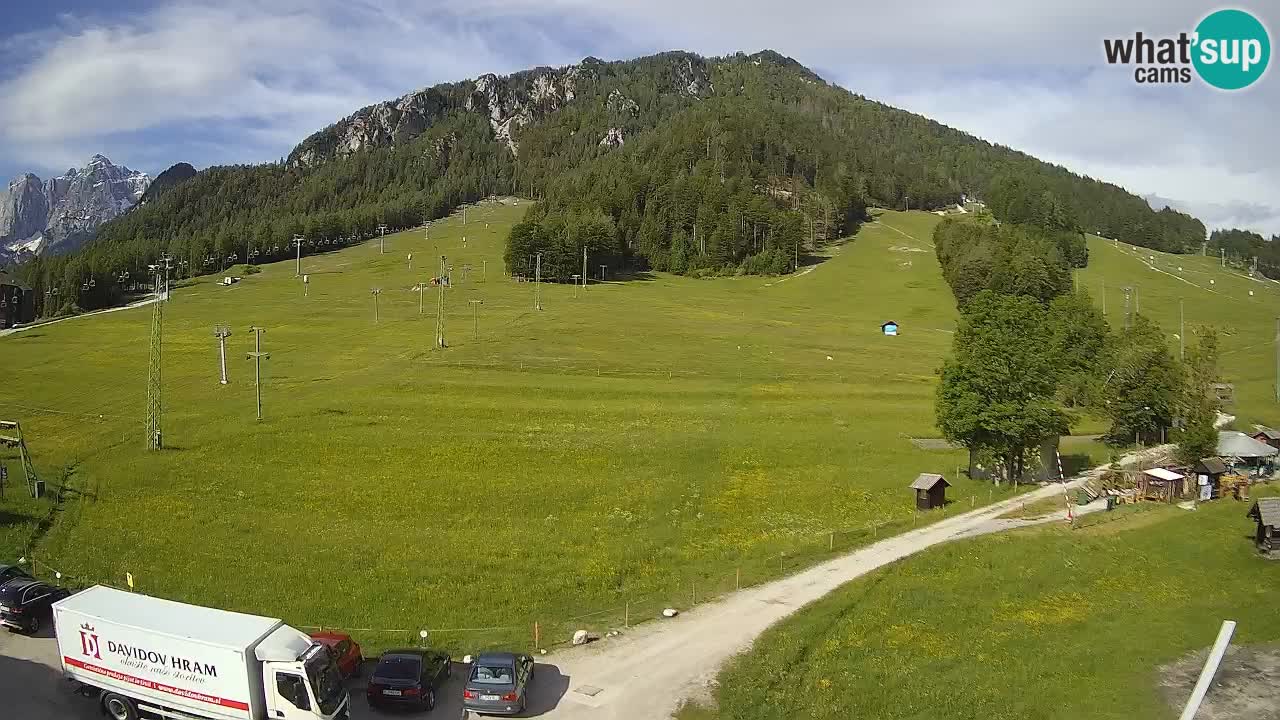 Meteo Kranjska Gora webcam | Piste da sci Kekec – Mojca – Rožle