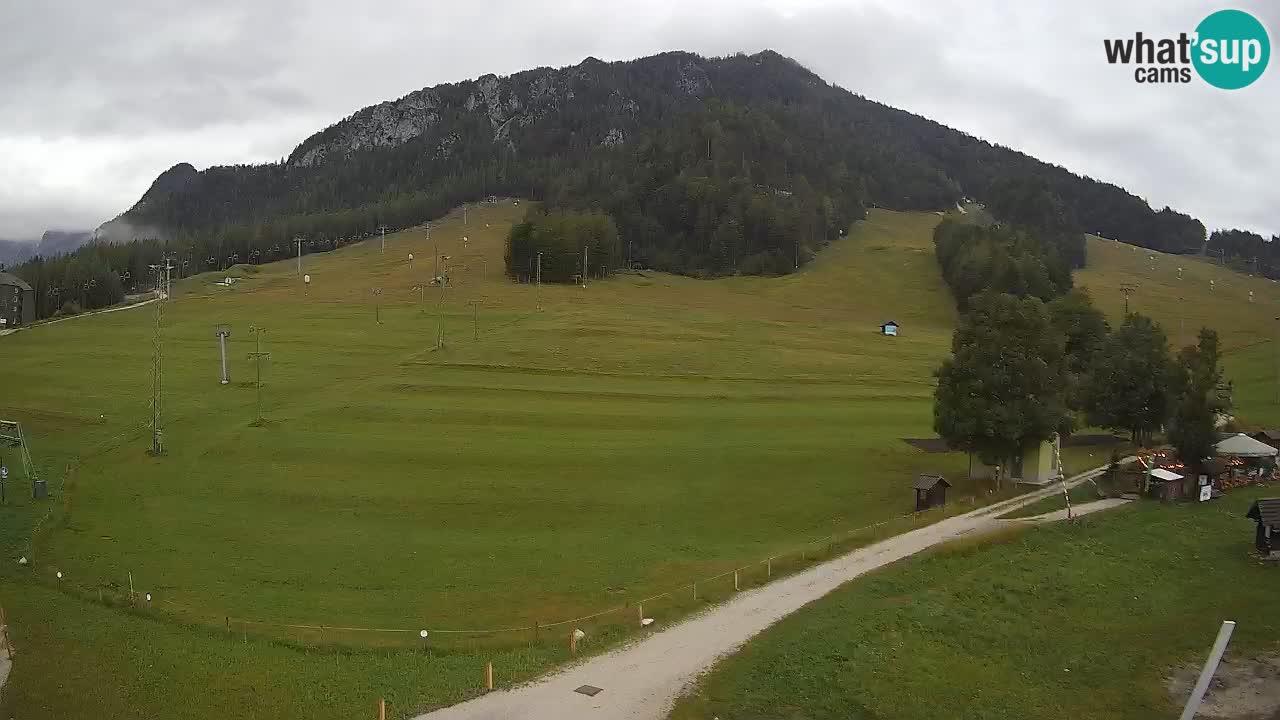 Meteo Kranjska Gora webcam | Piste da sci Kekec – Mojca – Rožle