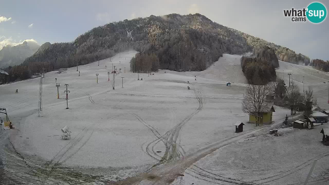 Meteo Kranjska Gora webcam | Piste da sci Kekec – Mojca – Rožle