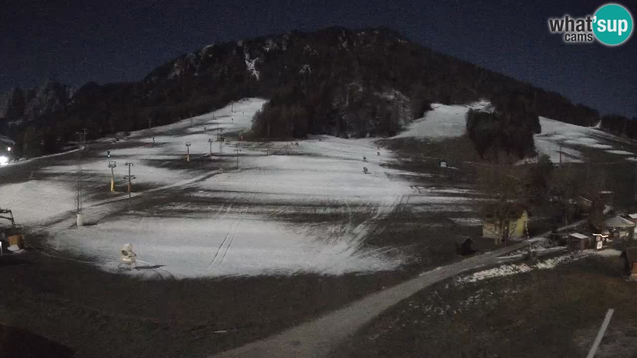 Meteo Kranjska Gora webcam | Piste da sci Kekec – Mojca – Rožle