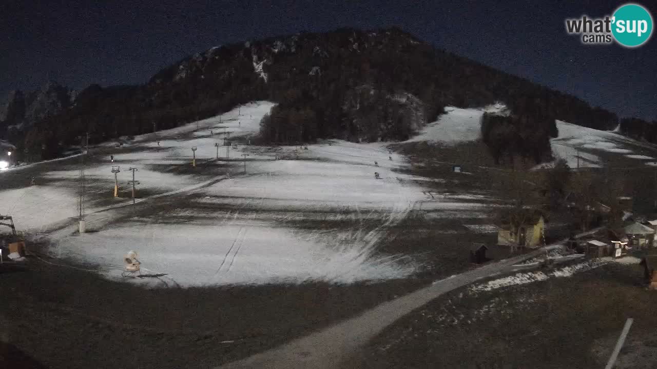 Meteo Kranjska Gora webcam | Piste da sci Kekec – Mojca – Rožle