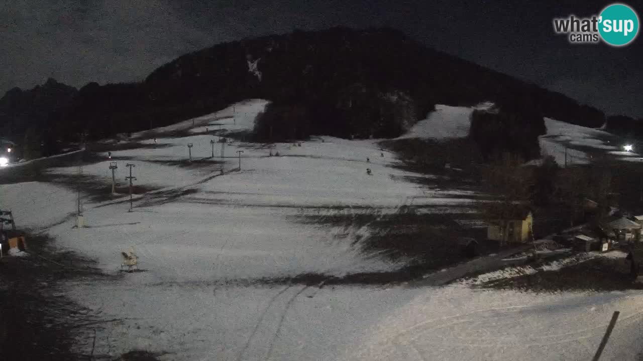 Meteo Kranjska Gora webcam | Piste da sci Kekec – Mojca – Rožle