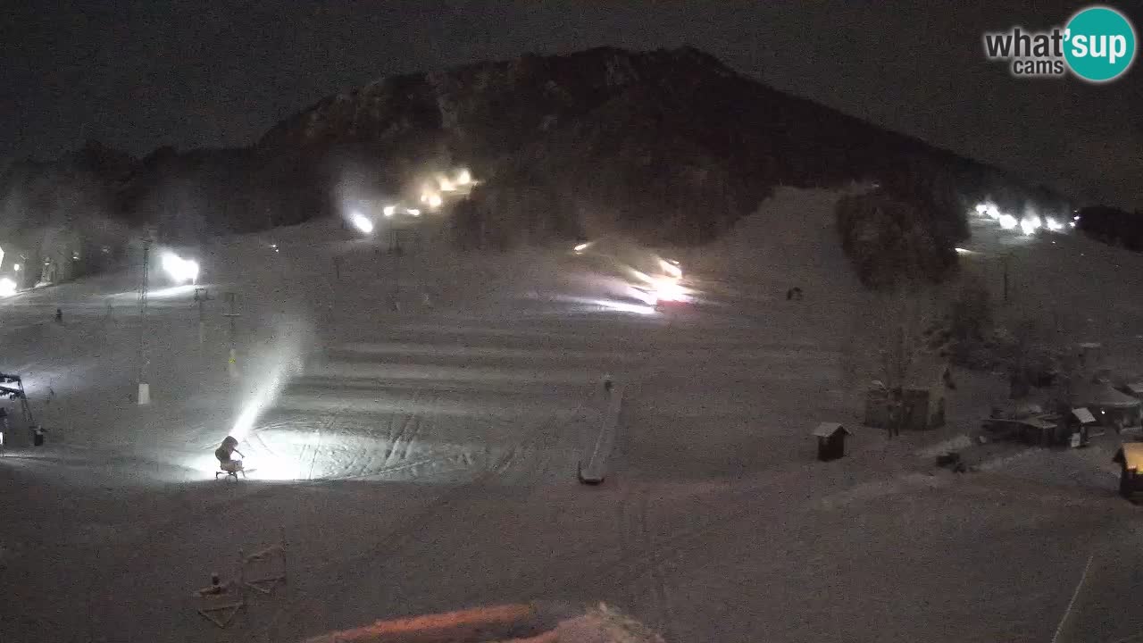 Meteo Kranjska Gora webcam | Piste da sci Kekec – Mojca – Rožle