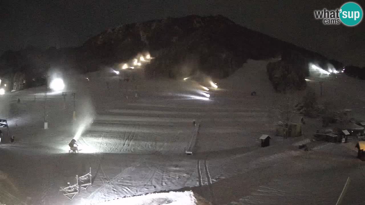 Meteo Kranjska Gora webcam | Piste da sci Kekec – Mojca – Rožle