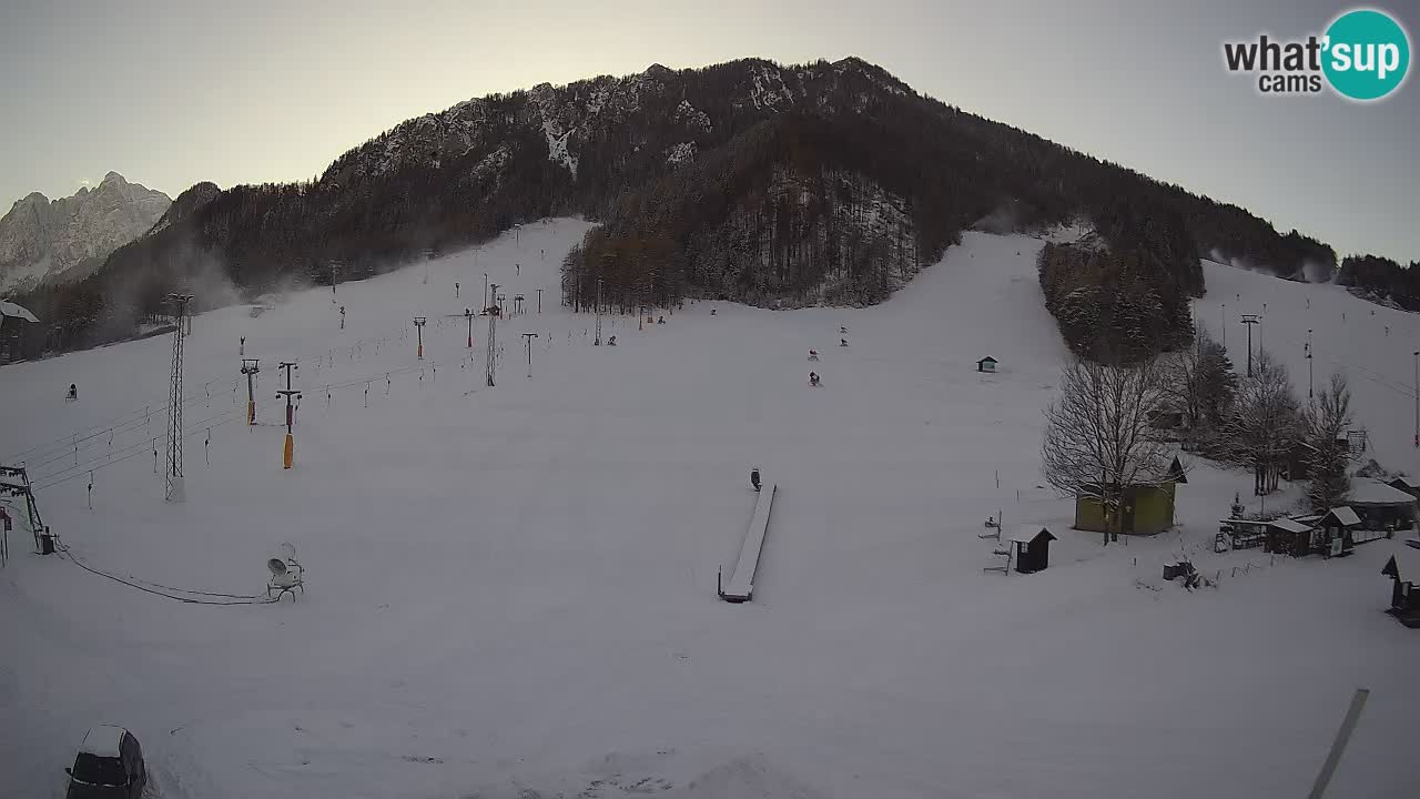 Meteo Kranjska Gora webcam | Piste da sci Kekec – Mojca – Rožle