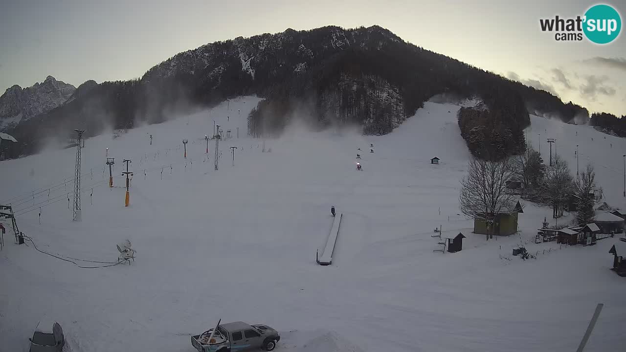 Meteo Kranjska Gora webcam | Piste da sci Kekec – Mojca – Rožle