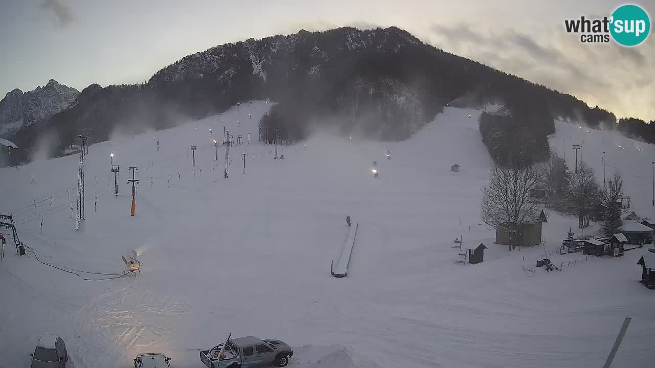 Meteo Kranjska Gora webcam | Piste da sci Kekec – Mojca – Rožle