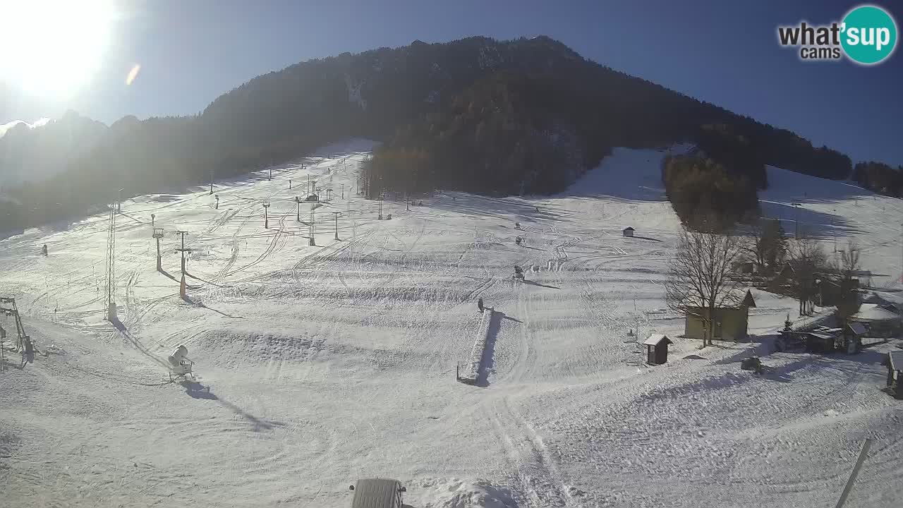 Meteo Kranjska Gora webcam | Piste da sci Kekec – Mojca – Rožle