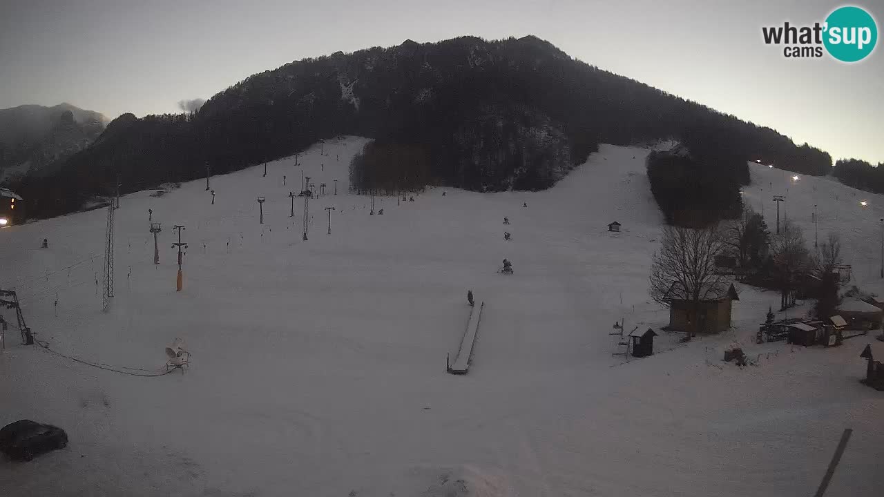 Meteo Kranjska Gora webcam | Piste da sci Kekec – Mojca – Rožle