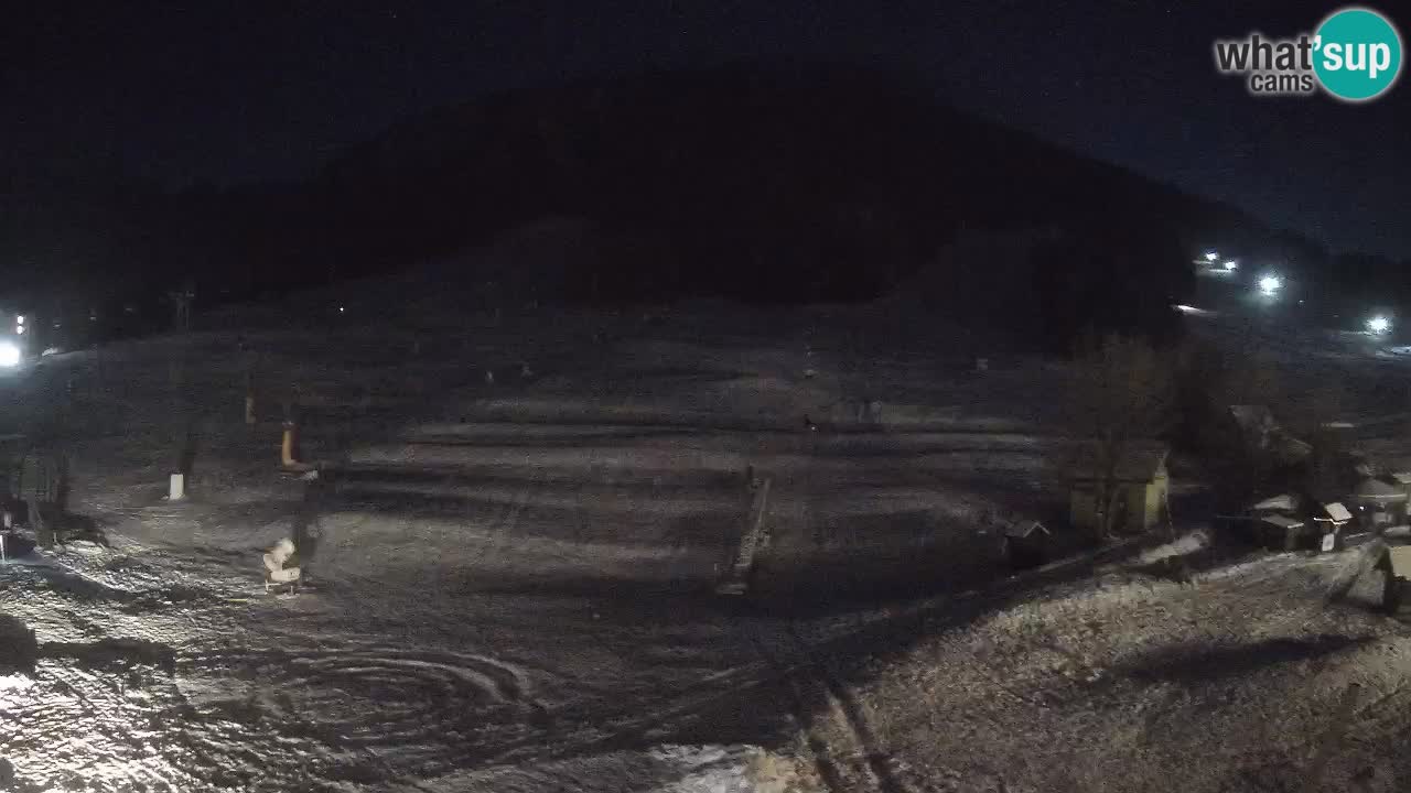 Meteo Kranjska Gora webcam | Piste da sci Kekec – Mojca – Rožle