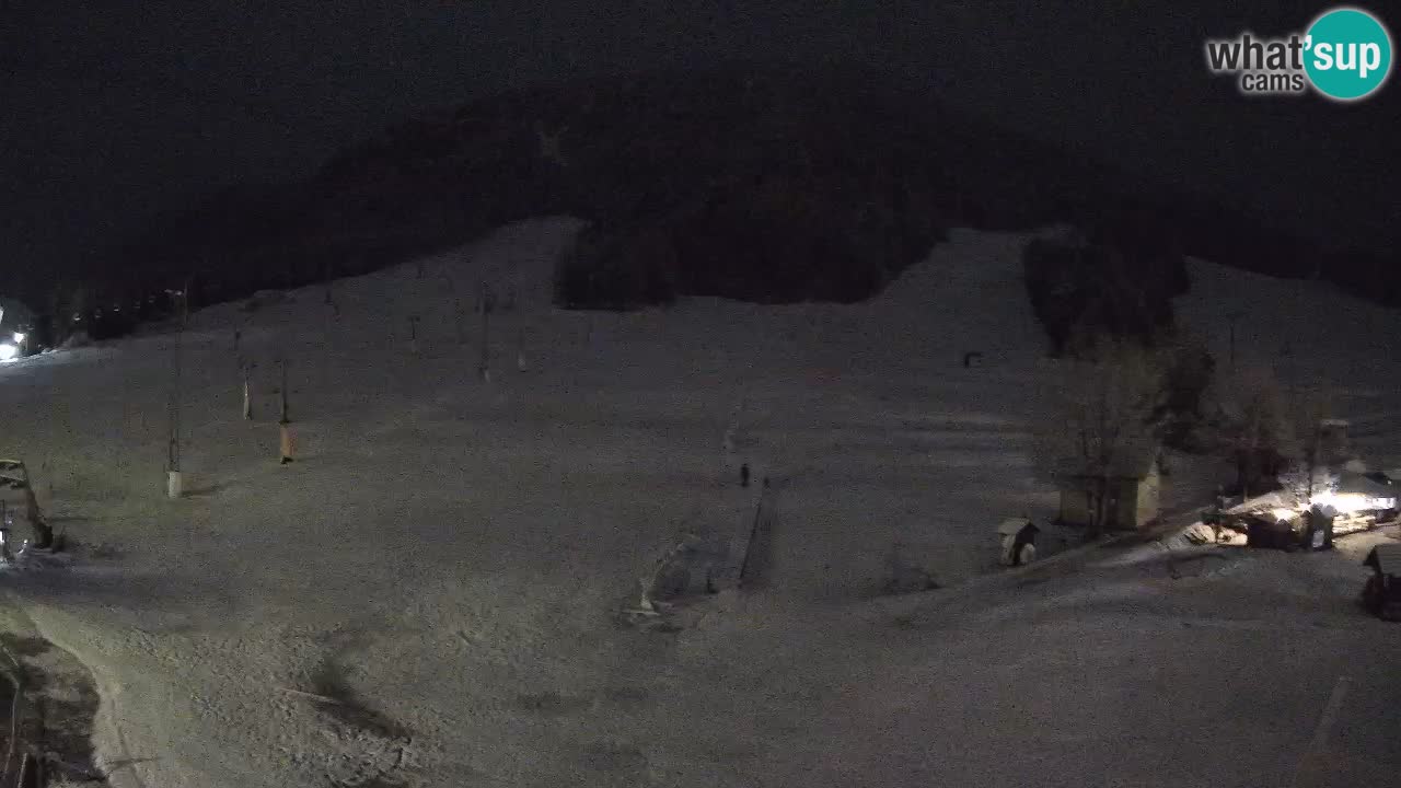 Meteo Kranjska Gora webcam | Piste da sci Kekec – Mojca – Rožle