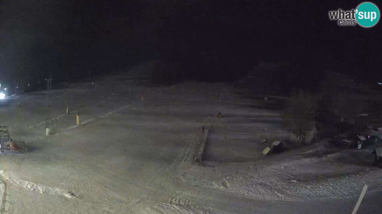 Meteo Kranjska Gora webcam | Piste da sci Kekec – Mojca – Rožle