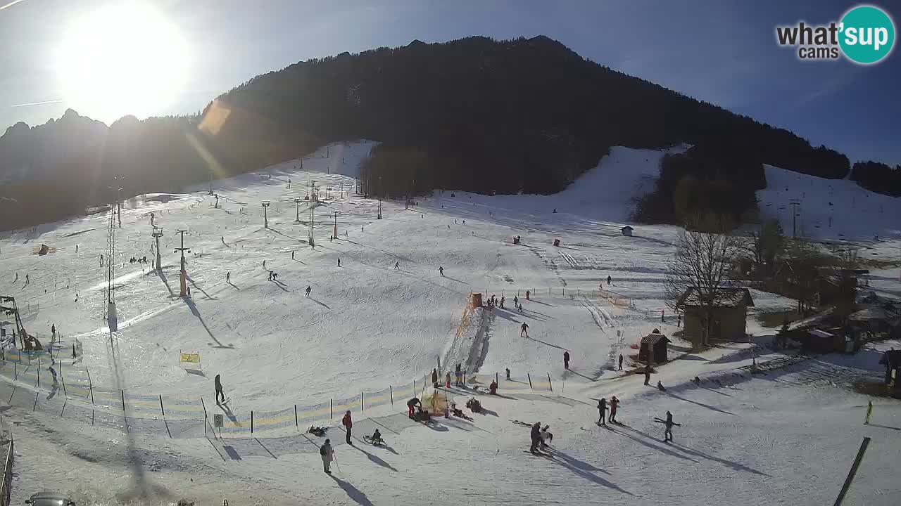 Meteo Kranjska Gora webcam | Piste da sci Kekec – Mojca – Rožle