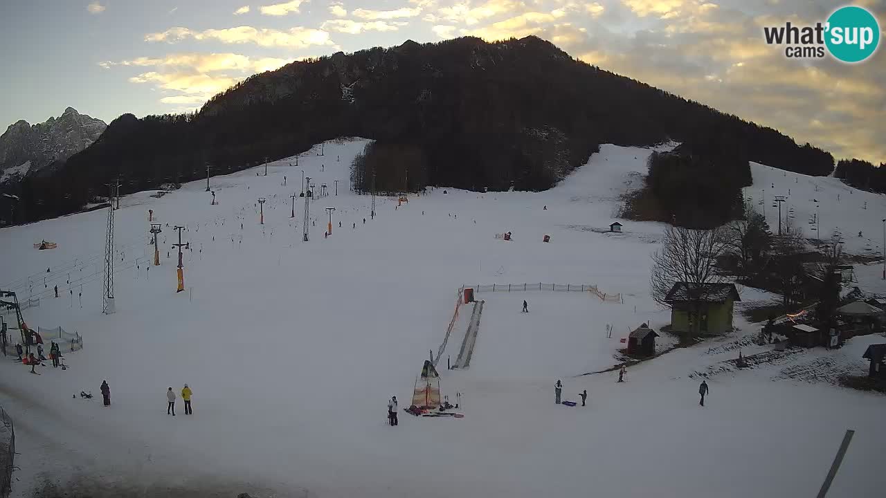 Meteo Kranjska Gora webcam | Piste da sci Kekec – Mojca – Rožle