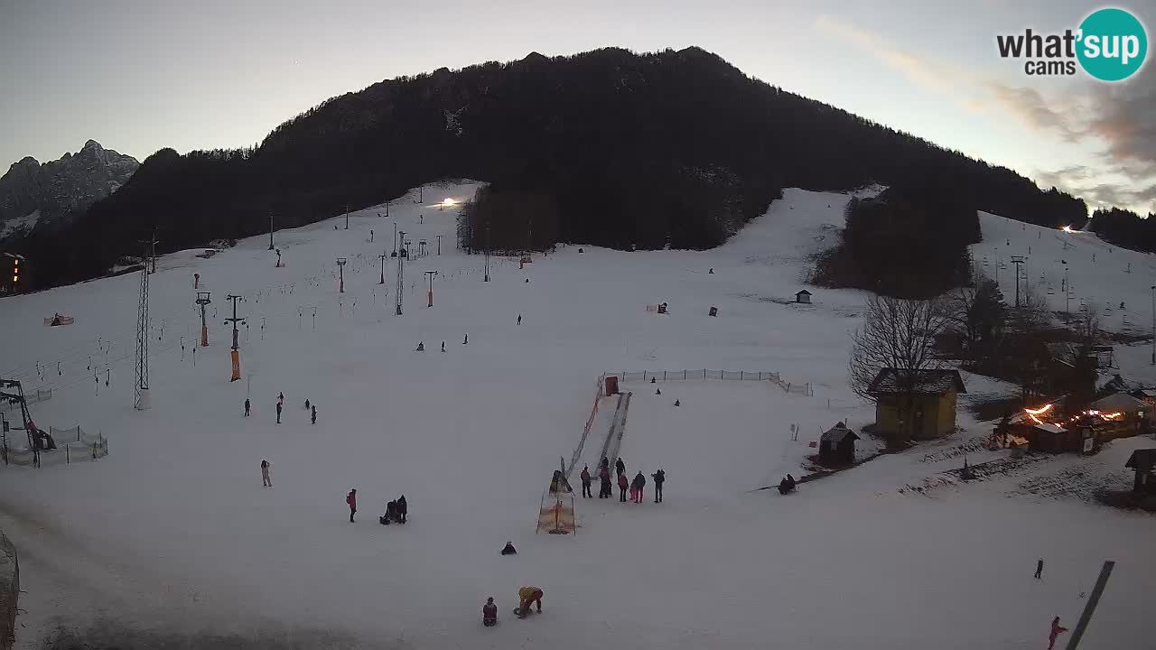 Meteo Kranjska Gora webcam | Piste da sci Kekec – Mojca – Rožle