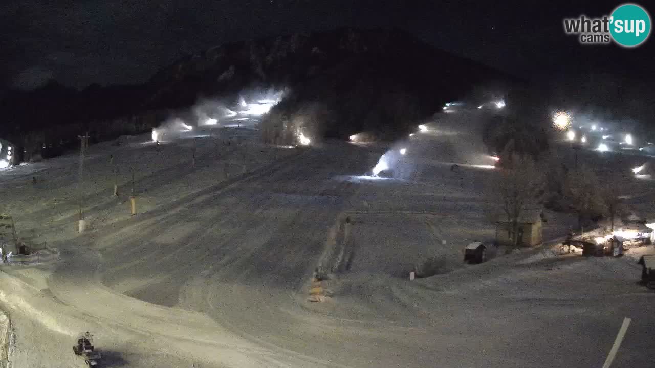 Meteo Kranjska Gora webcam | Piste da sci Kekec – Mojca – Rožle