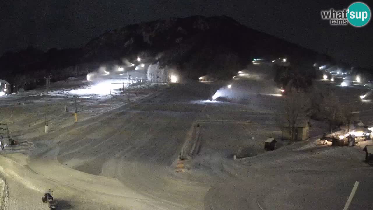 Meteo Kranjska Gora webcam | Piste da sci Kekec – Mojca – Rožle