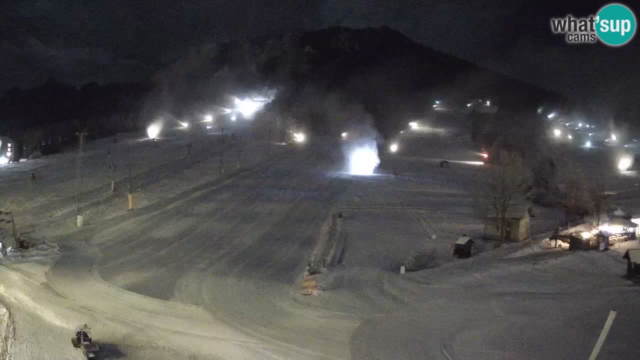 Kranjska Gora Slowenien webcam | Skigebiet Mojca – Rožle – Kekec