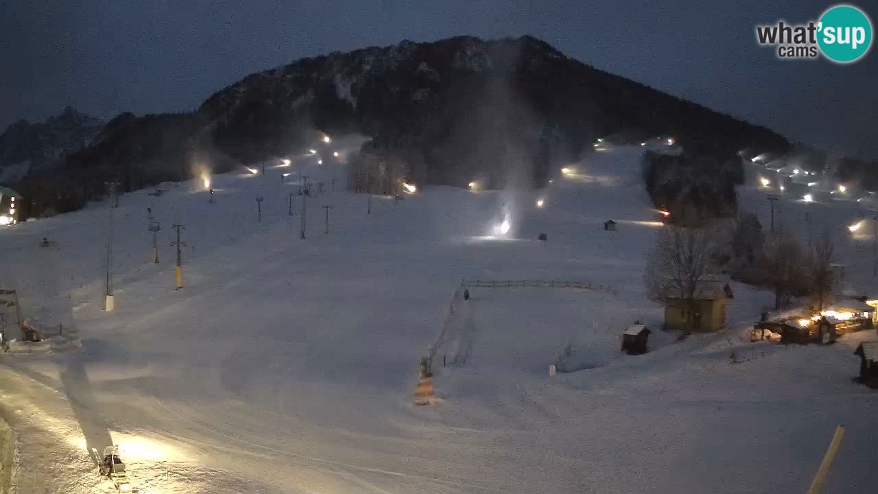 Meteo Kranjska Gora webcam | Piste da sci Kekec – Mojca – Rožle