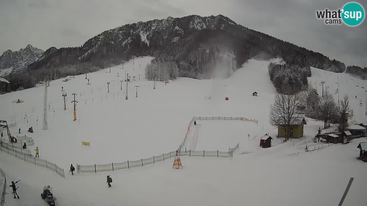 Meteo Kranjska Gora webcam | Piste da sci Kekec – Mojca – Rožle