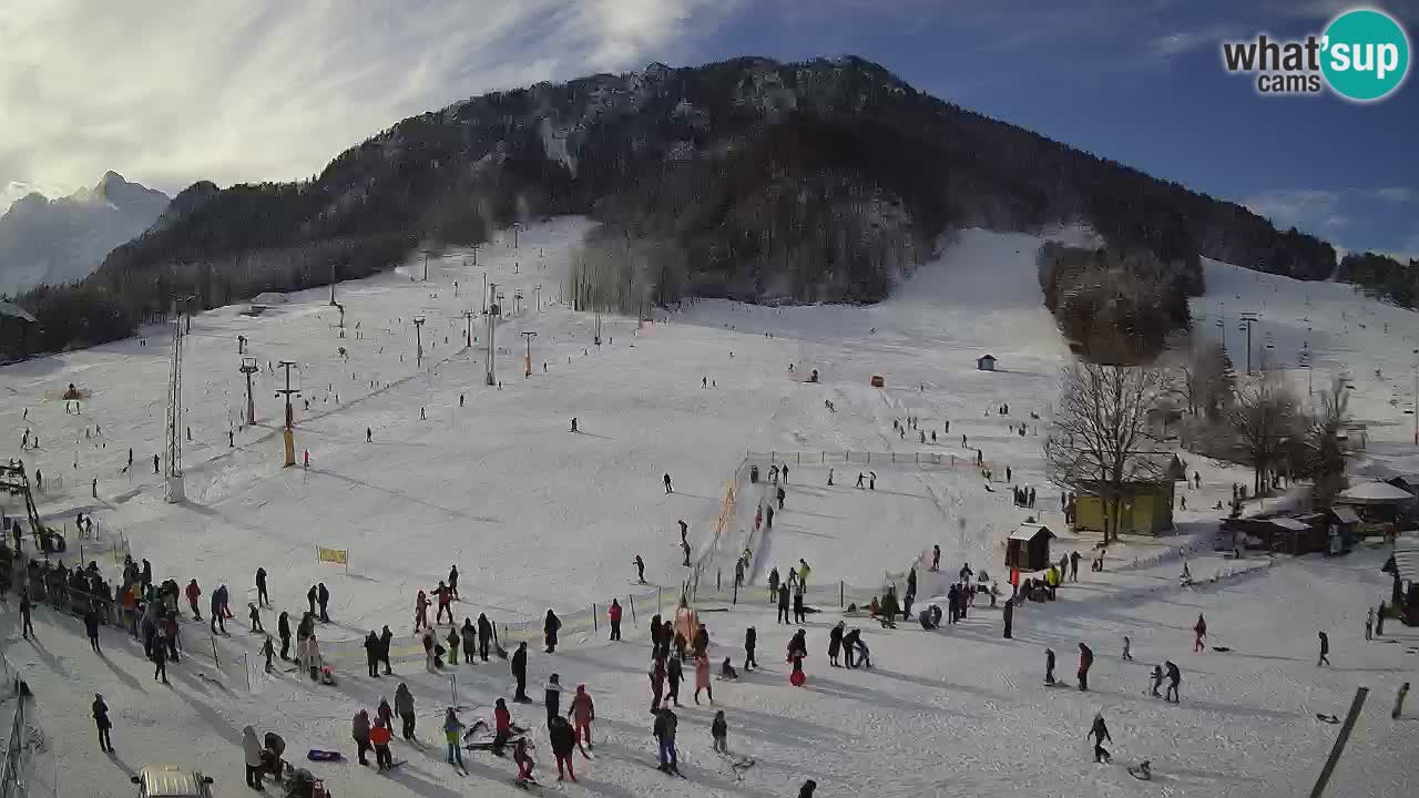 Meteo Kranjska Gora webcam | Piste da sci Kekec – Mojca – Rožle