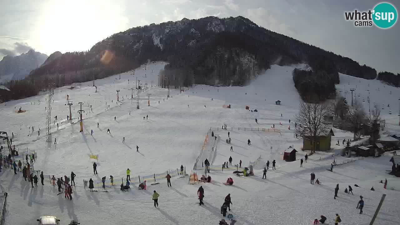 Meteo Kranjska Gora webcam | Piste da sci Kekec – Mojca – Rožle