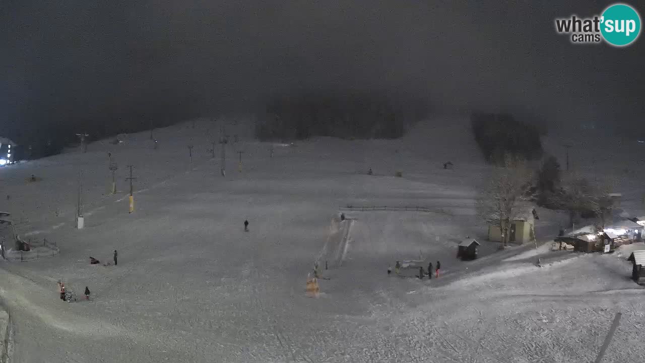 Meteo Kranjska Gora webcam | Piste da sci Kekec – Mojca – Rožle