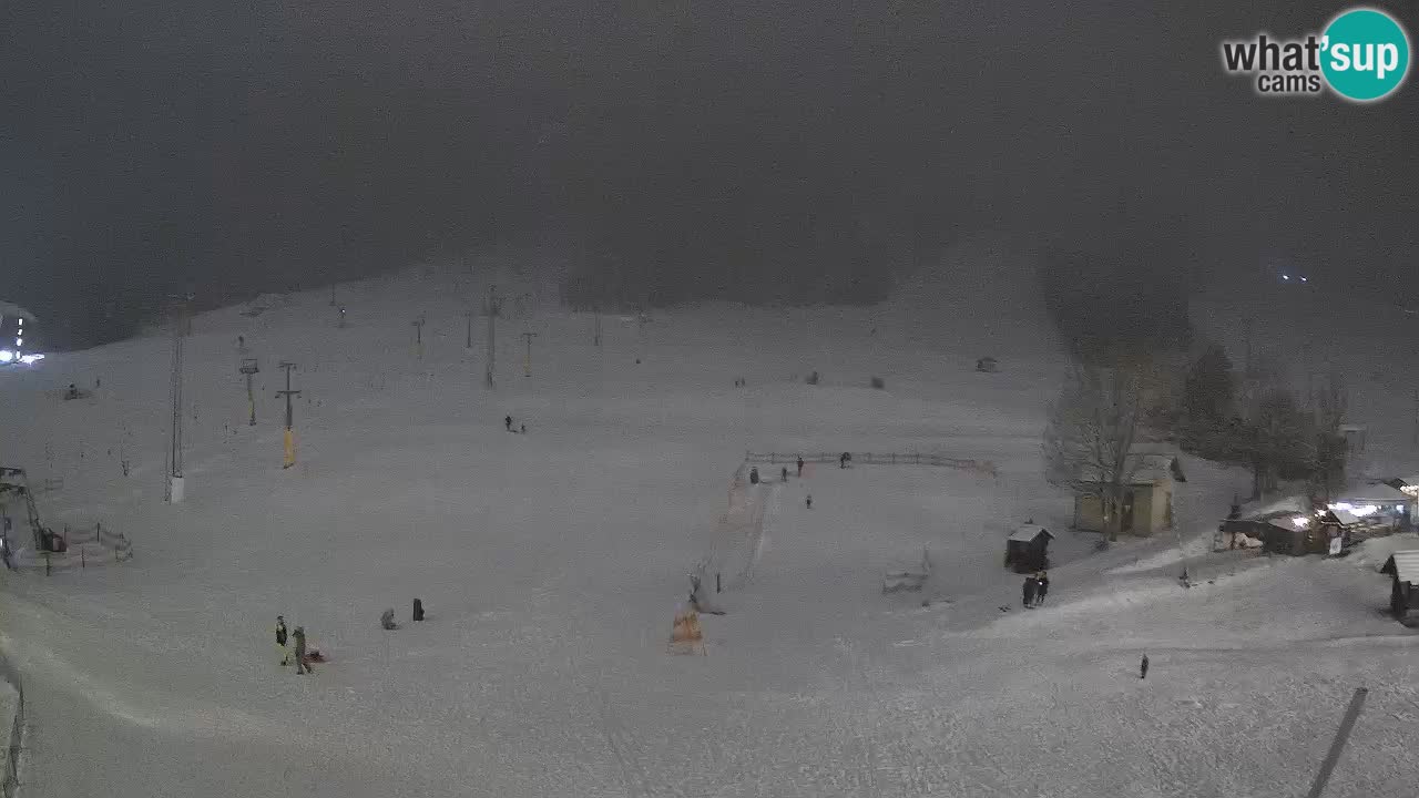 Meteo Kranjska Gora webcam | Piste da sci Kekec – Mojca – Rožle