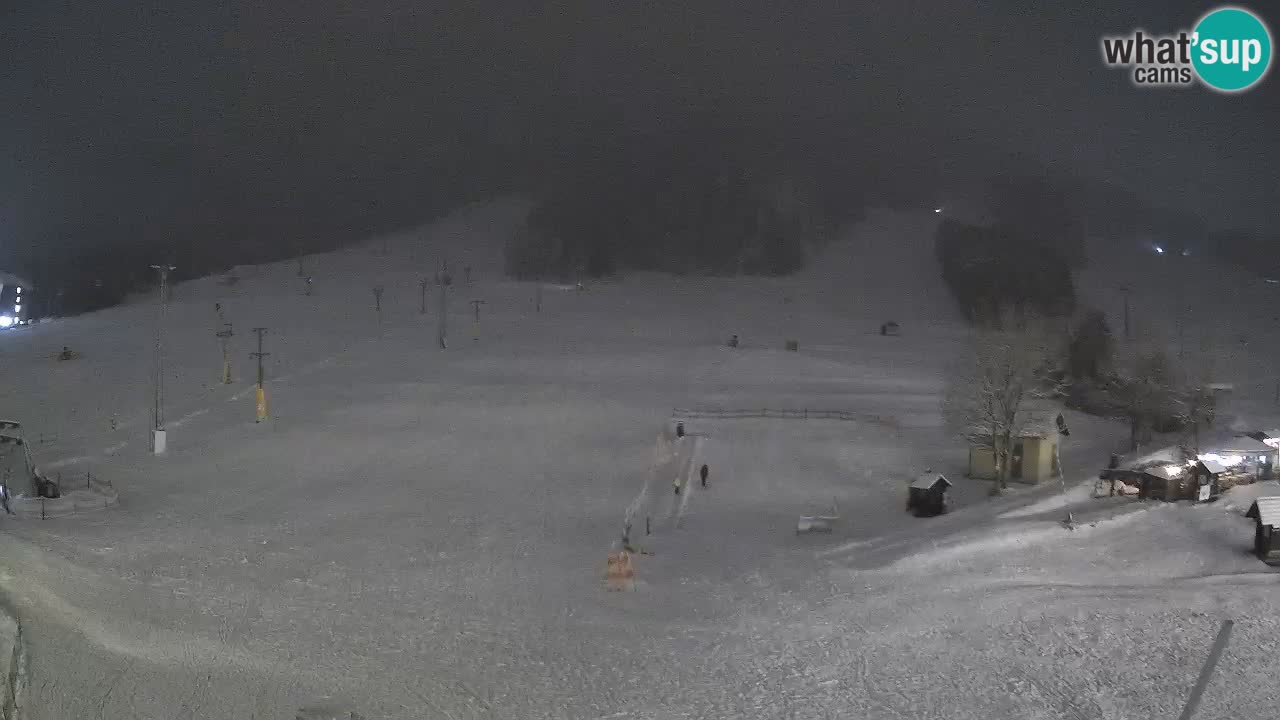 Meteo Kranjska Gora webcam | Piste da sci Kekec – Mojca – Rožle