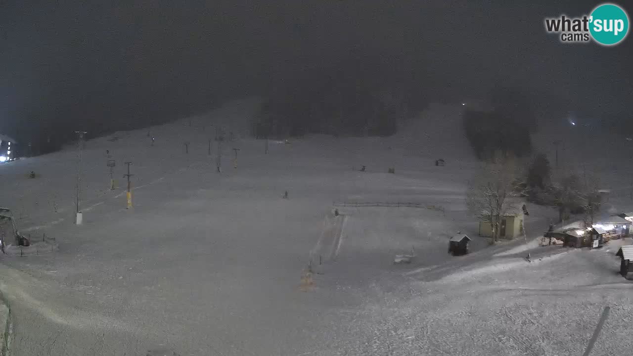 Meteo Kranjska Gora webcam | Piste da sci Kekec – Mojca – Rožle