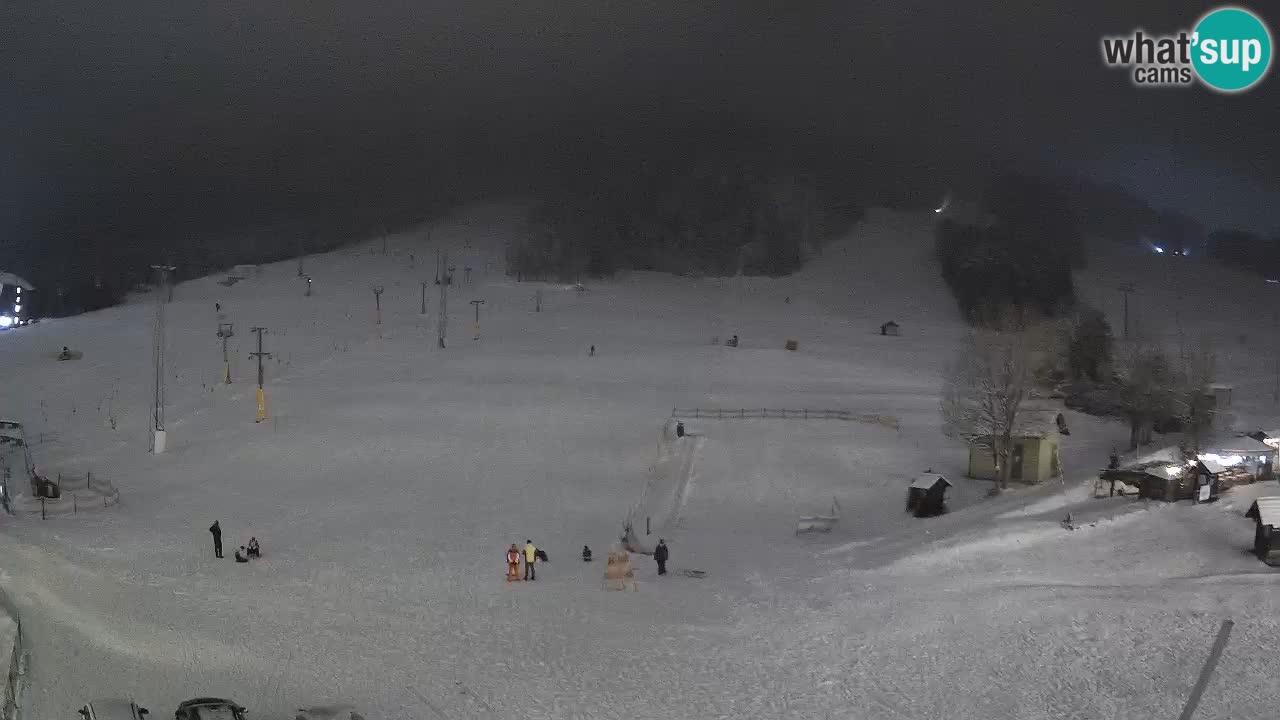 Meteo Kranjska Gora webcam | Piste da sci Kekec – Mojca – Rožle