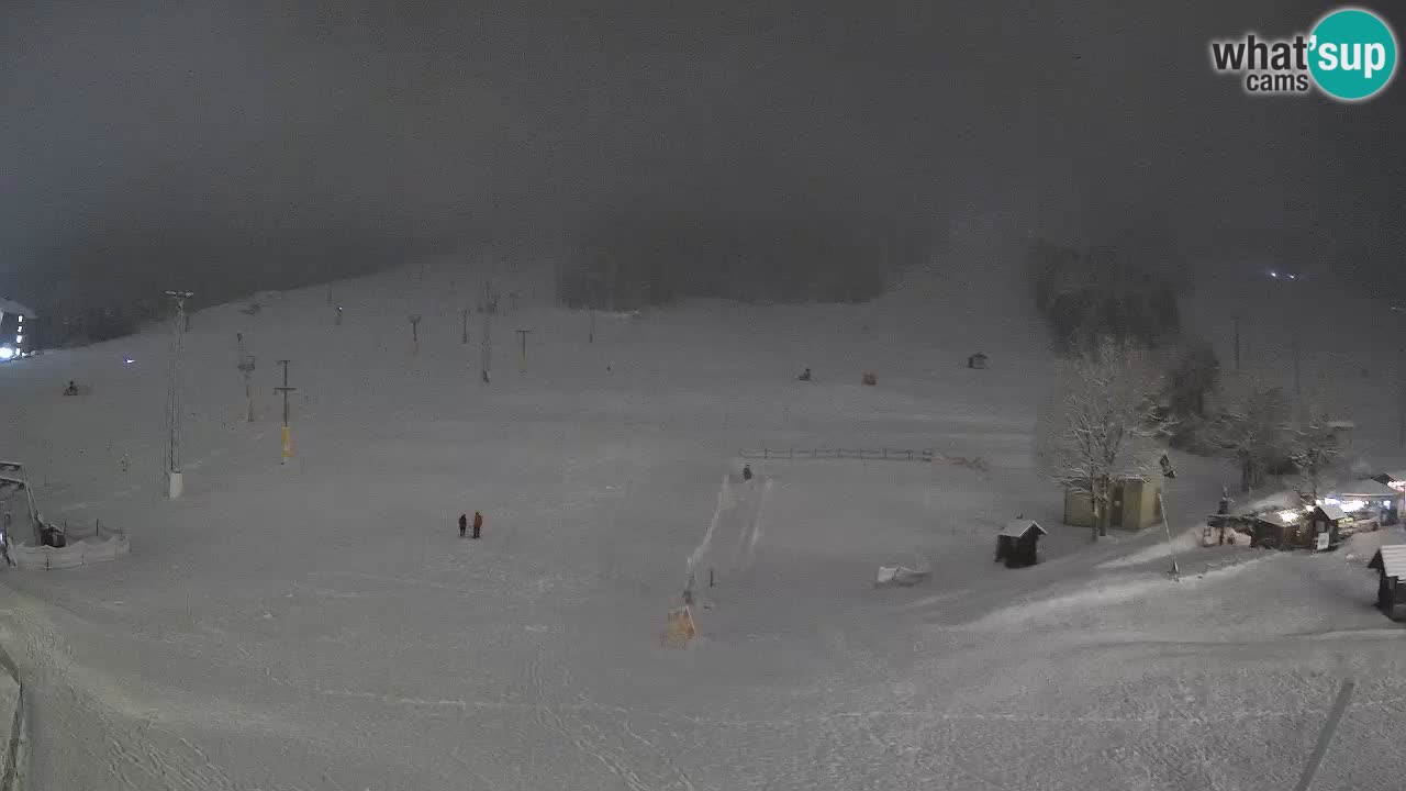 Meteo Kranjska Gora webcam | Piste da sci Kekec – Mojca – Rožle