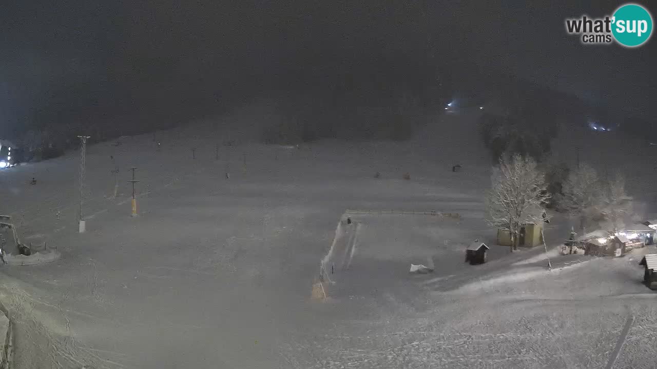 Meteo Kranjska Gora webcam | Piste da sci Kekec – Mojca – Rožle