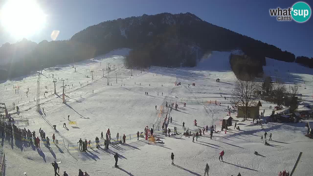 Meteo Kranjska Gora webcam | Piste da sci Kekec – Mojca – Rožle