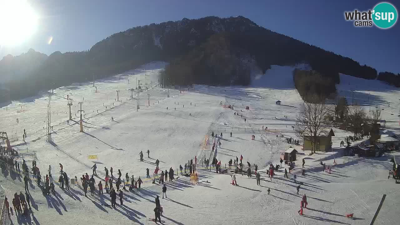 Meteo Kranjska Gora webcam | Piste da sci Kekec – Mojca – Rožle